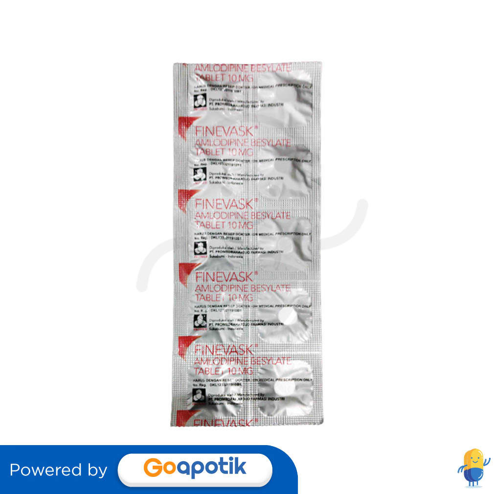Finevask 10 Mg Strip 10 Tablet