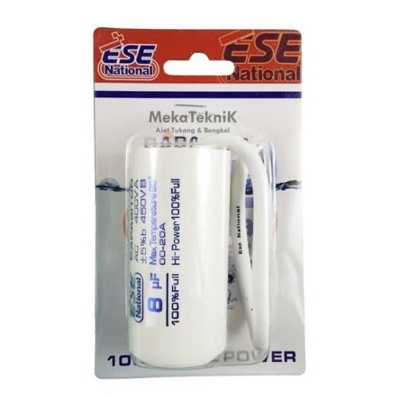 Kapasitor Capasitor 8uF Kabel Bulat