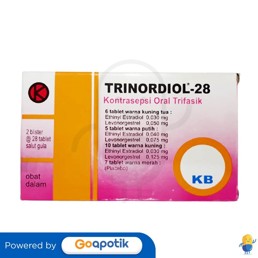 Trinordiol Box Isi 56 Tablet
