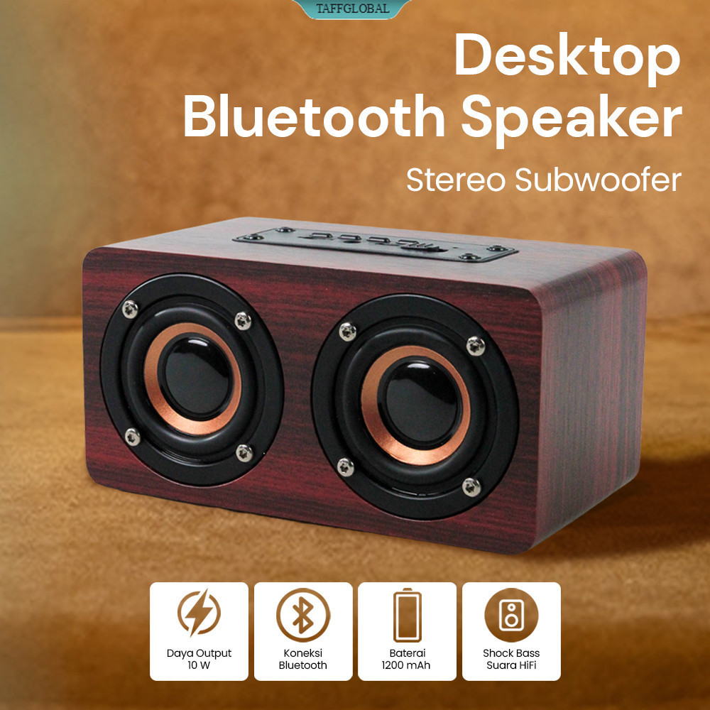 Desktop Bluetooth Speaker Stereo Subwoofer - K5