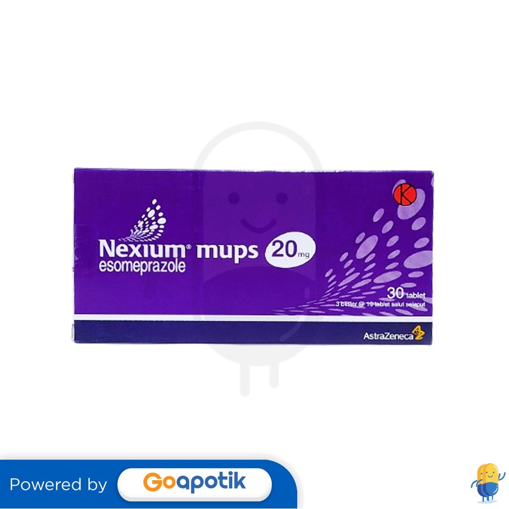 Nexium Mups 20 Mg Box 30 Tablet