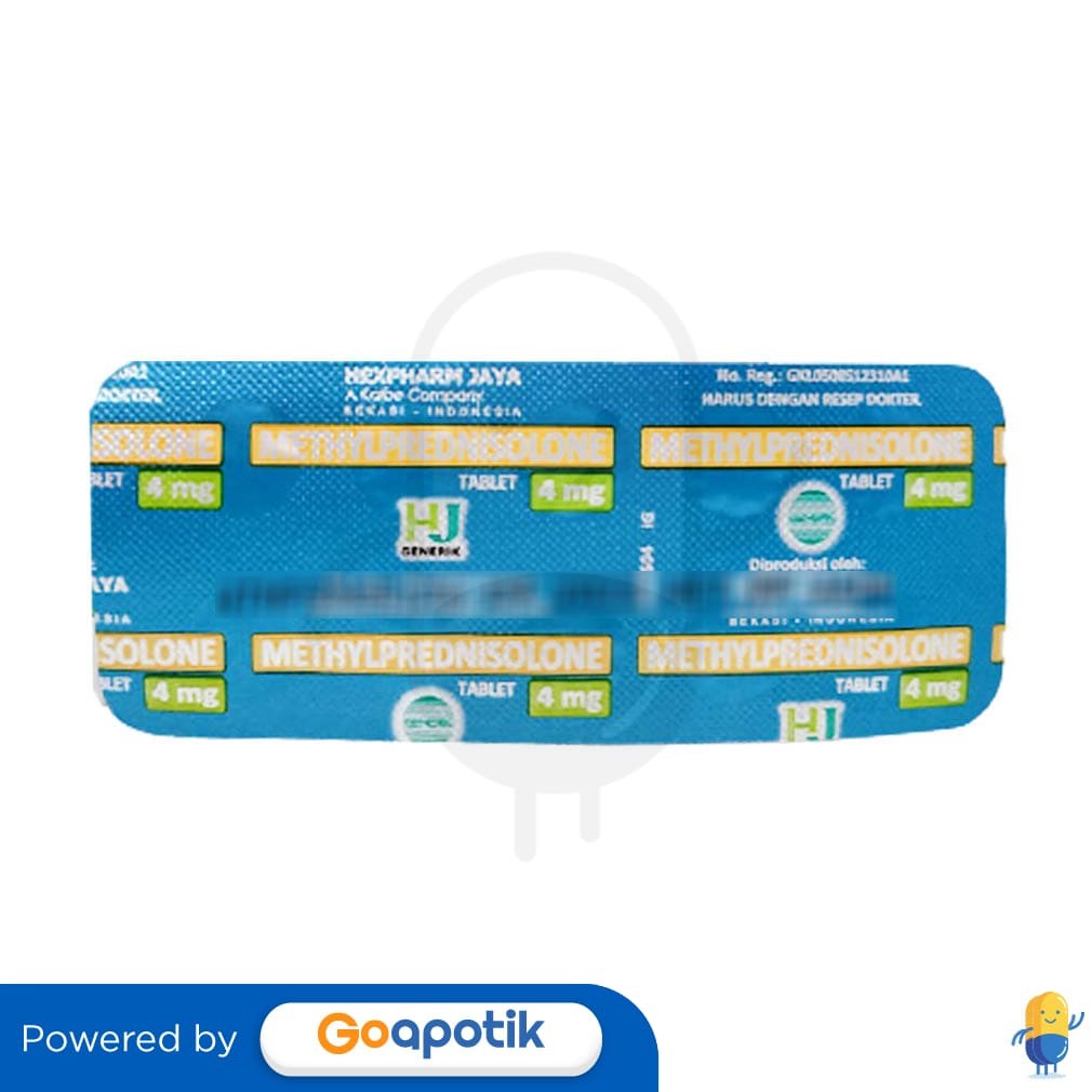 Methylprednisolone Hexpharm 4 Mg Strip 10 Tablet