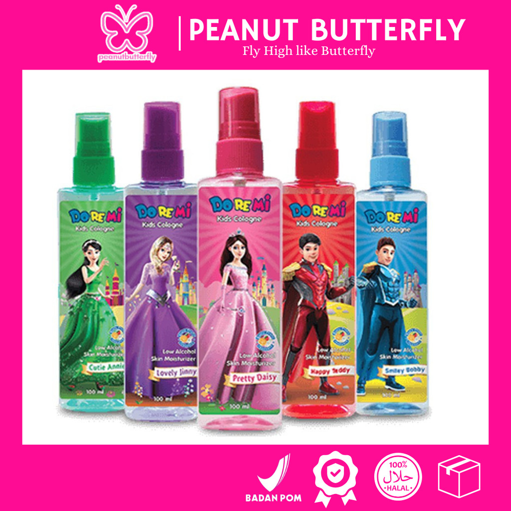 𝑷𝒆𝒂𝒏𝒖𝒕 𝑩𝒖𝒕𝒕𝒆𝒓𝒇𝒍𝒚 - DOREMI Kids Cologne 100 ML
