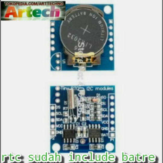 DS1307 I2C real-time clock chip (RTC) 24C32 32K I2C EEPROM Tiny clock -zk