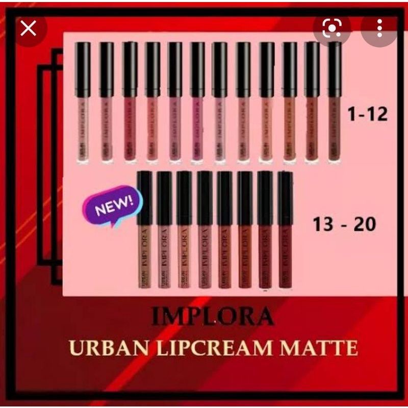 ️READY !!!️IMPLORA Urban Lip Cream Matte