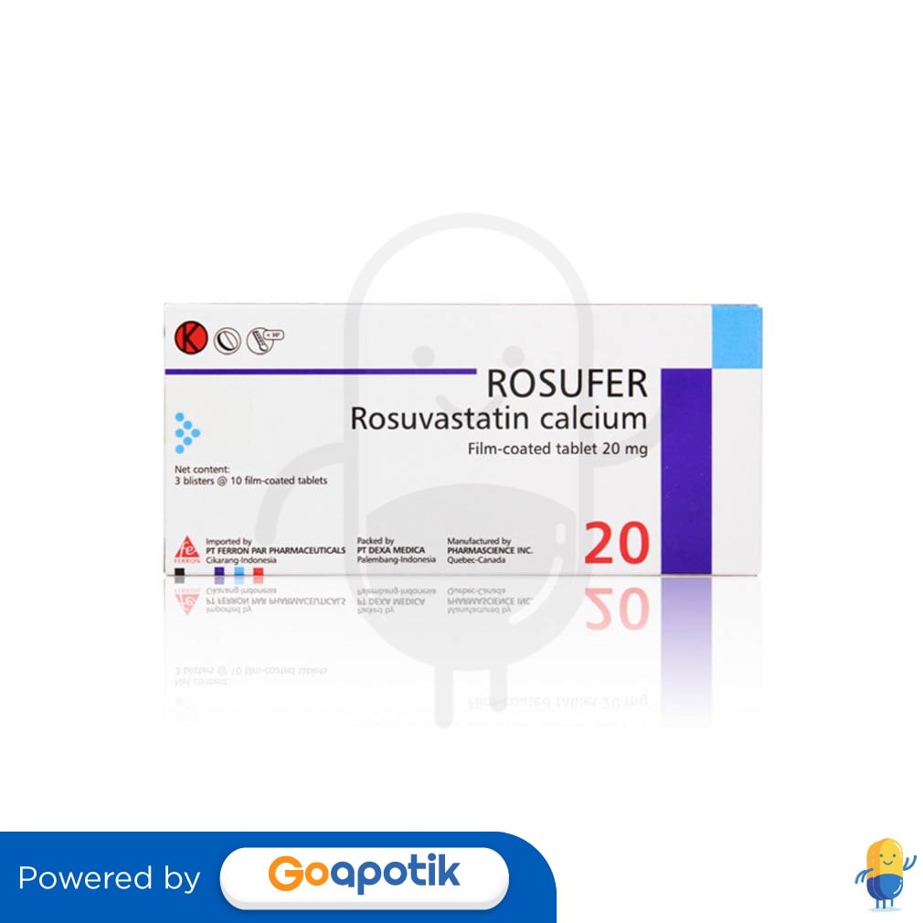 Rosufer 20 Mg Box 30 Tablet