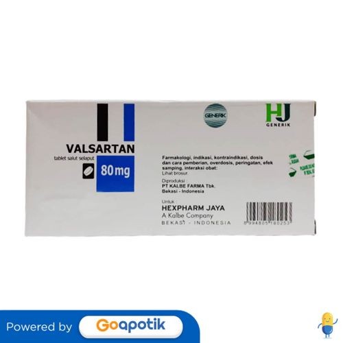 Valsartan Hexpharm 80 Mg Box 30 Tablet