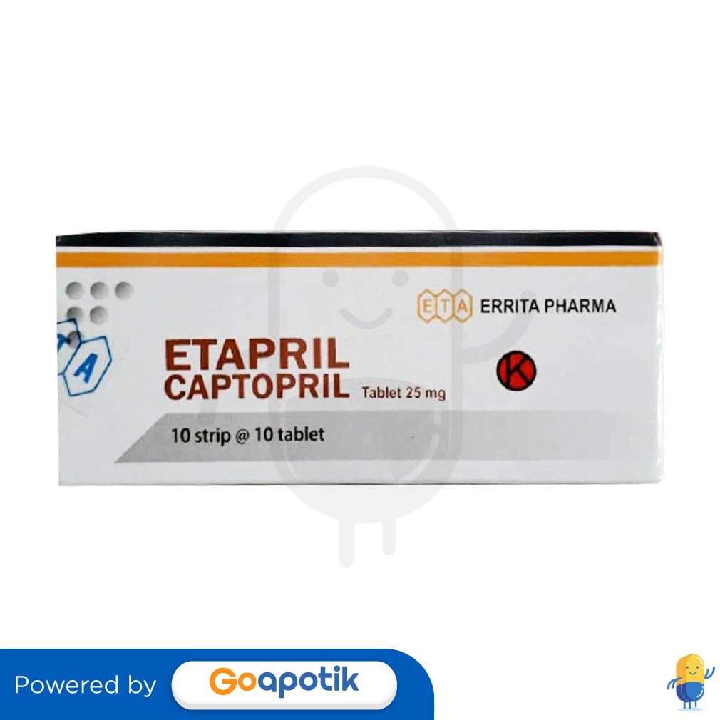 Etapril 25 Mg Box 100 Tablet