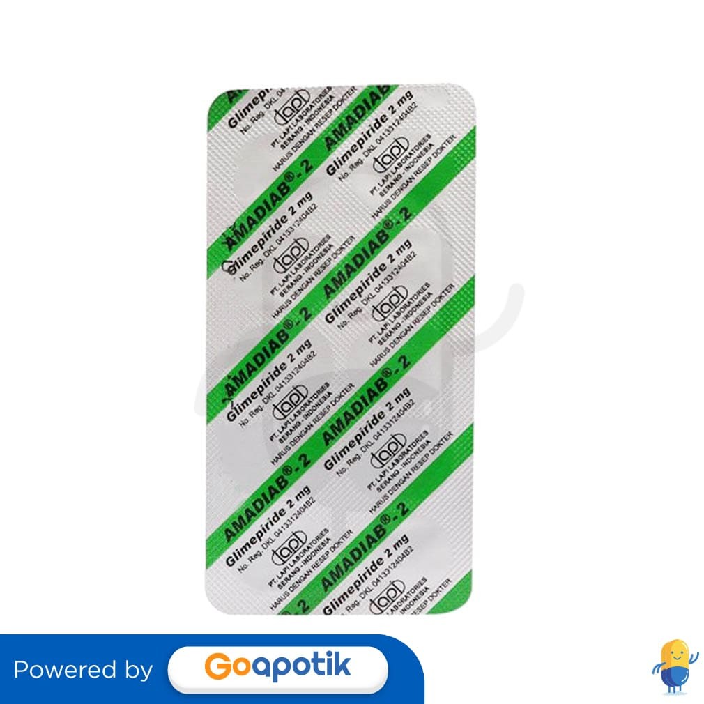Amadiab 2 Mg Strip 10 Kaplet