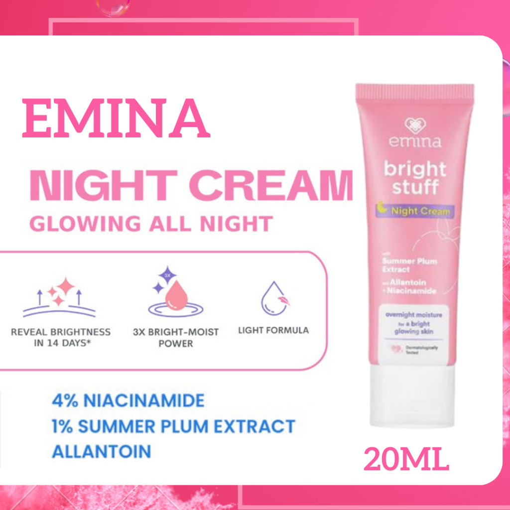 Emina Bright Stuff Night Cream 20ml