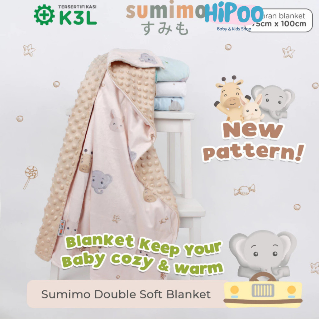 Sumimo Double Soft Newborn Blanket | Selimut Bayi
