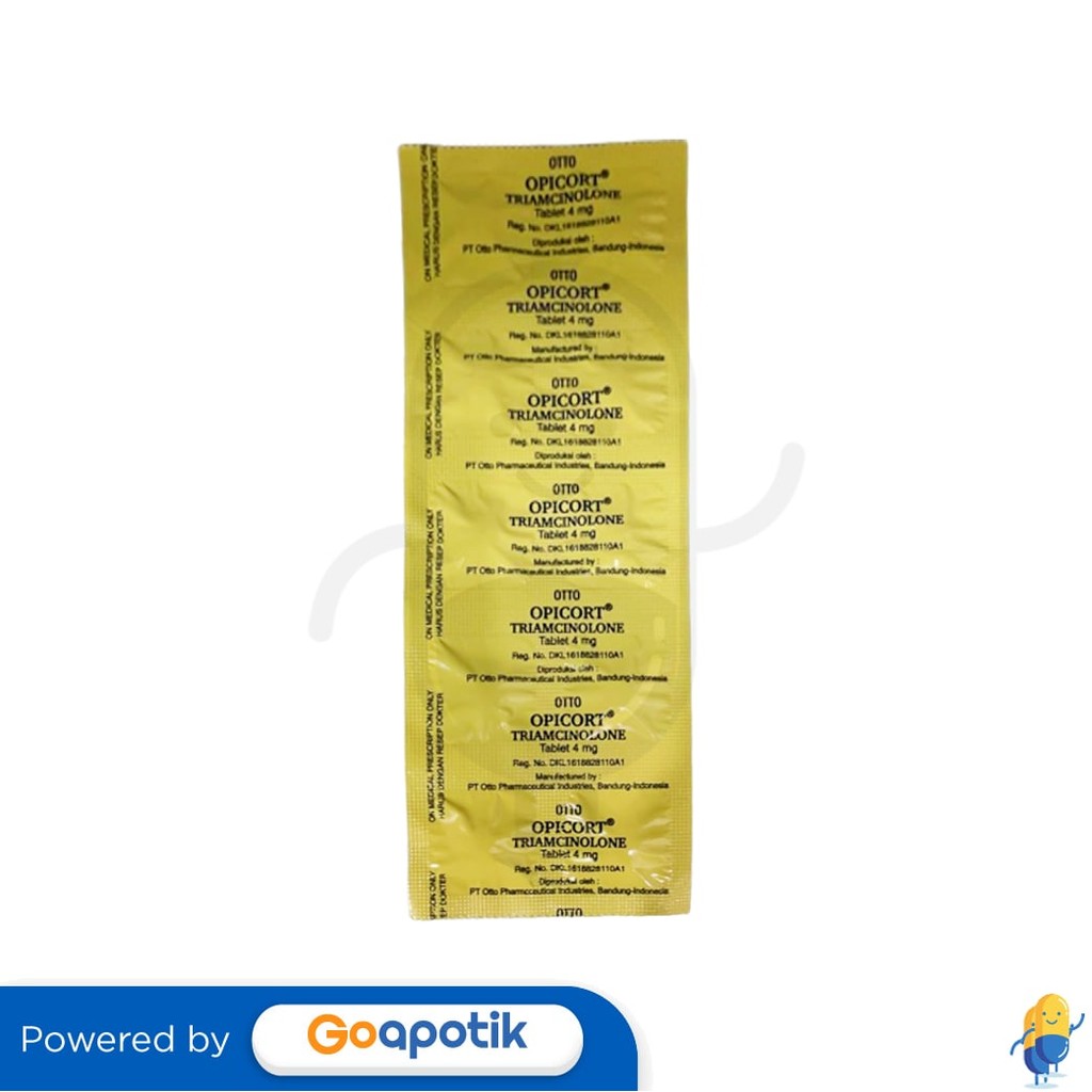 Opicort 4 Mg Strip 10 Tablet