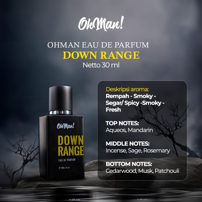 OhMan! Eau De Parfum Down Range 30 ml