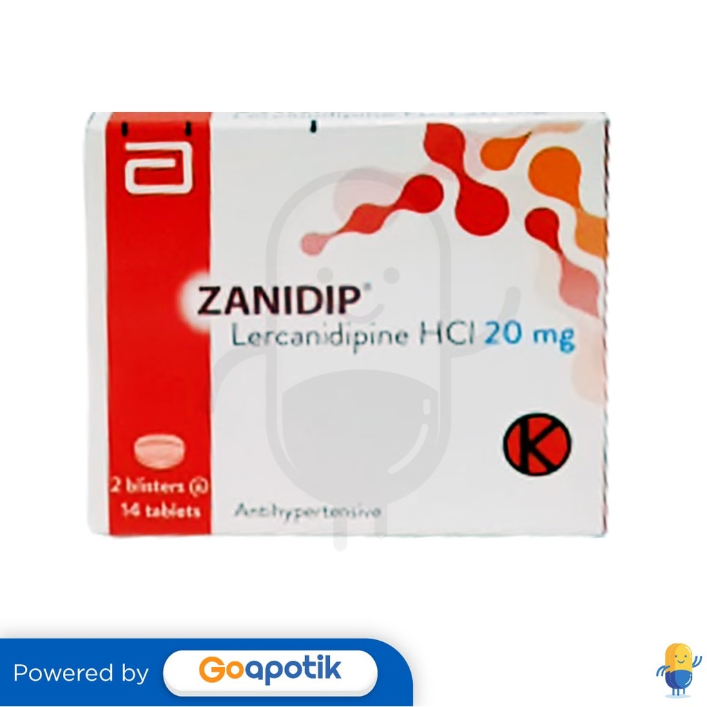 Zanidip 20 Mg Box 28 Tablet