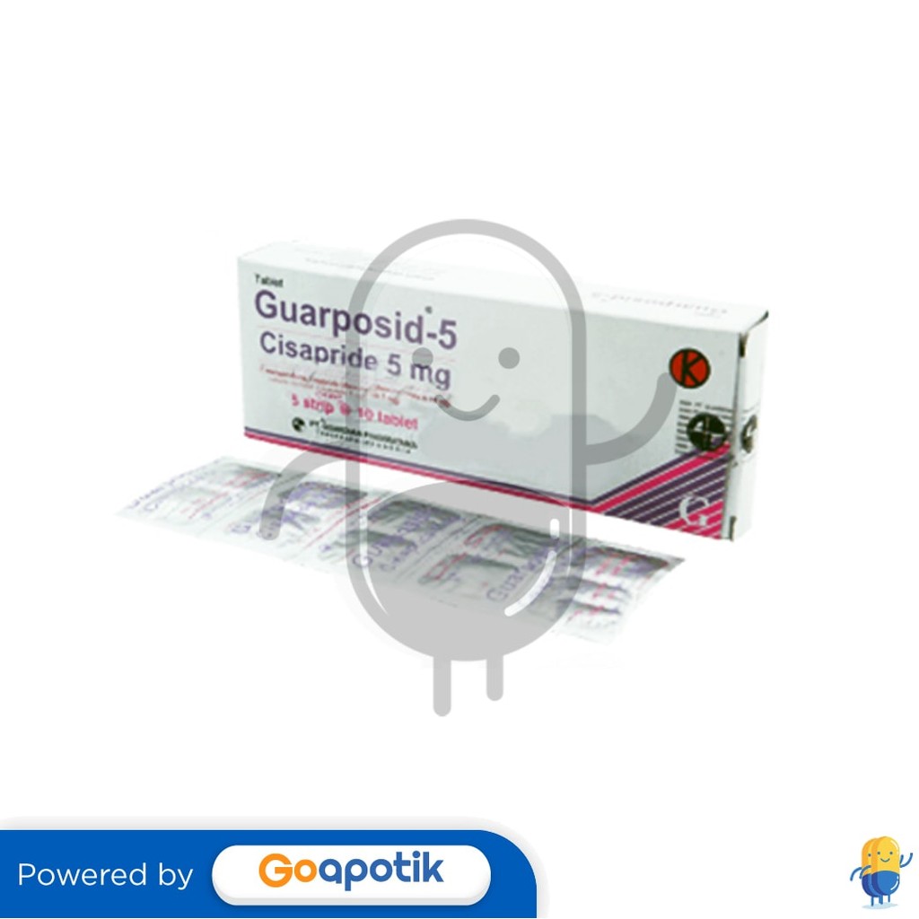 Guarposid 5 Mg Box 50 Tablet