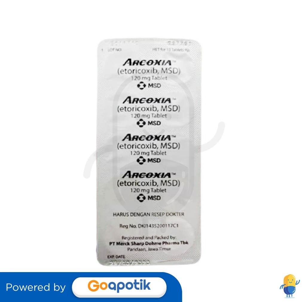 Arcoxia 120 Mg Blister 10 Tablet