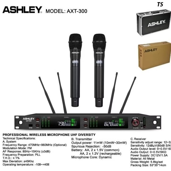 Mic Wirlles Ashley AXT 300