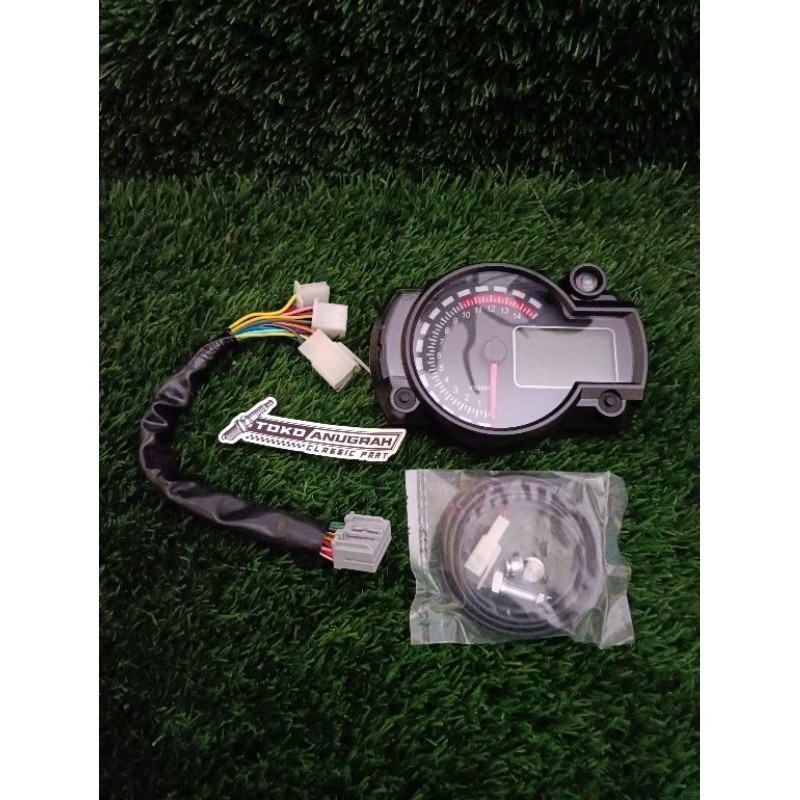 Spidometer Koso RX2N set pangkon