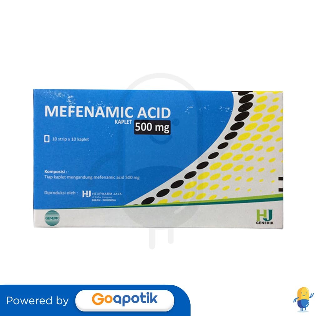 Mefenamic Acid Hexpharm 500 Mg Box 100 Kaplet