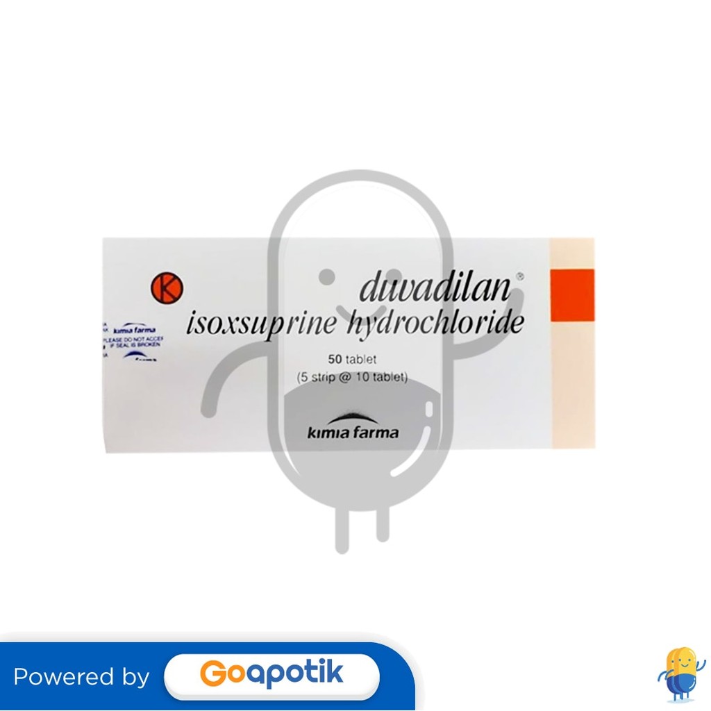 Duvadilan 20 Mg Box 50 Tablet
