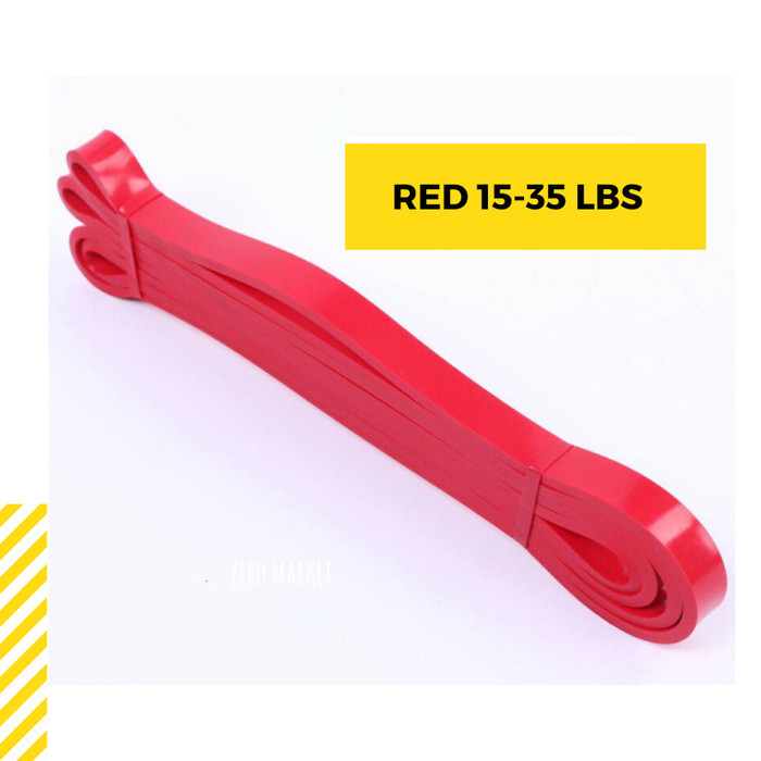 Resistance Band (2m Loop) | Pull Up, Push Up, Weight Lifting exercise - RED