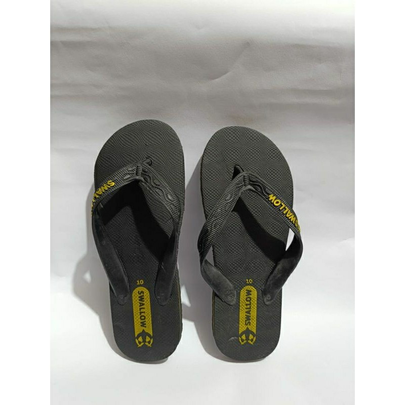 Sandal swallow hitam/anak