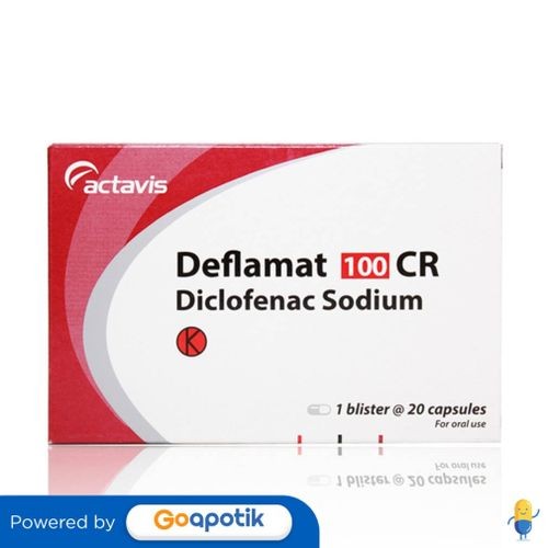 Deflamat Cr 100 Mg Box 20 Kapsul