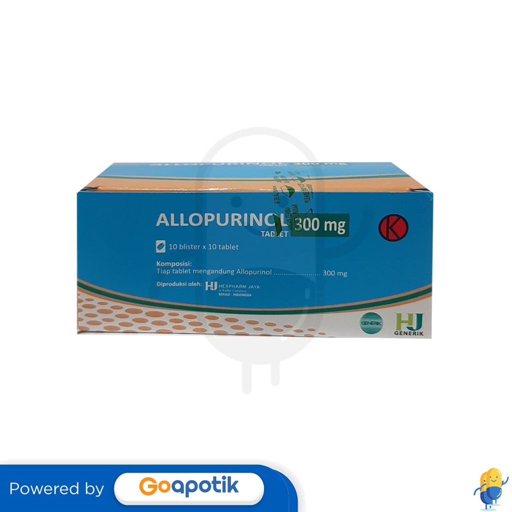 Allopurinol Hexpharm 300 Mg Box 100 Tablet
