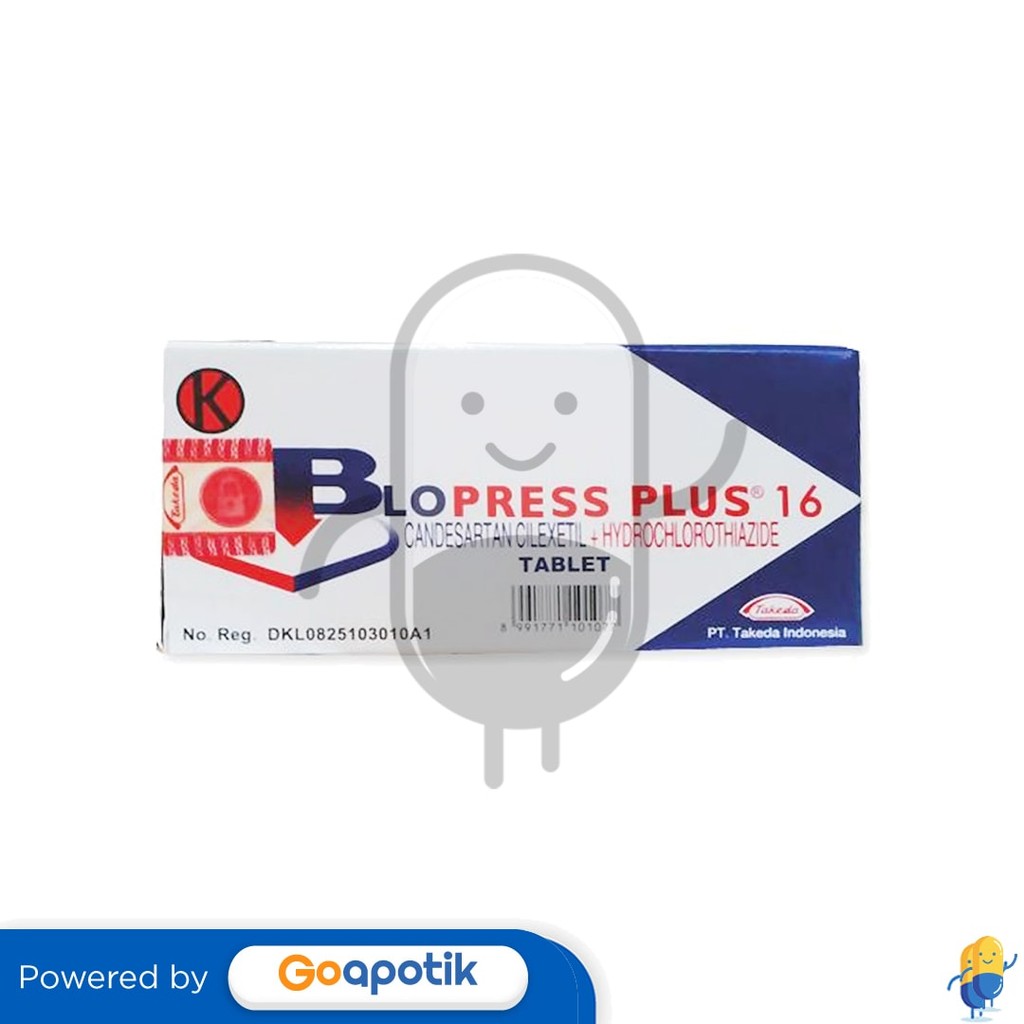 Blopress Plus 16 Box 14 Tablet