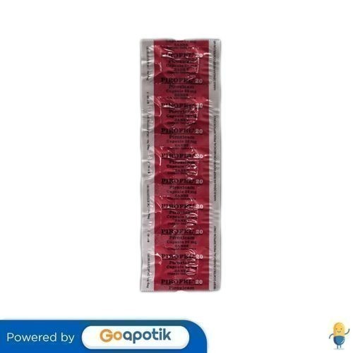 Pirofel 20 Mg Strip 10 Kapsul