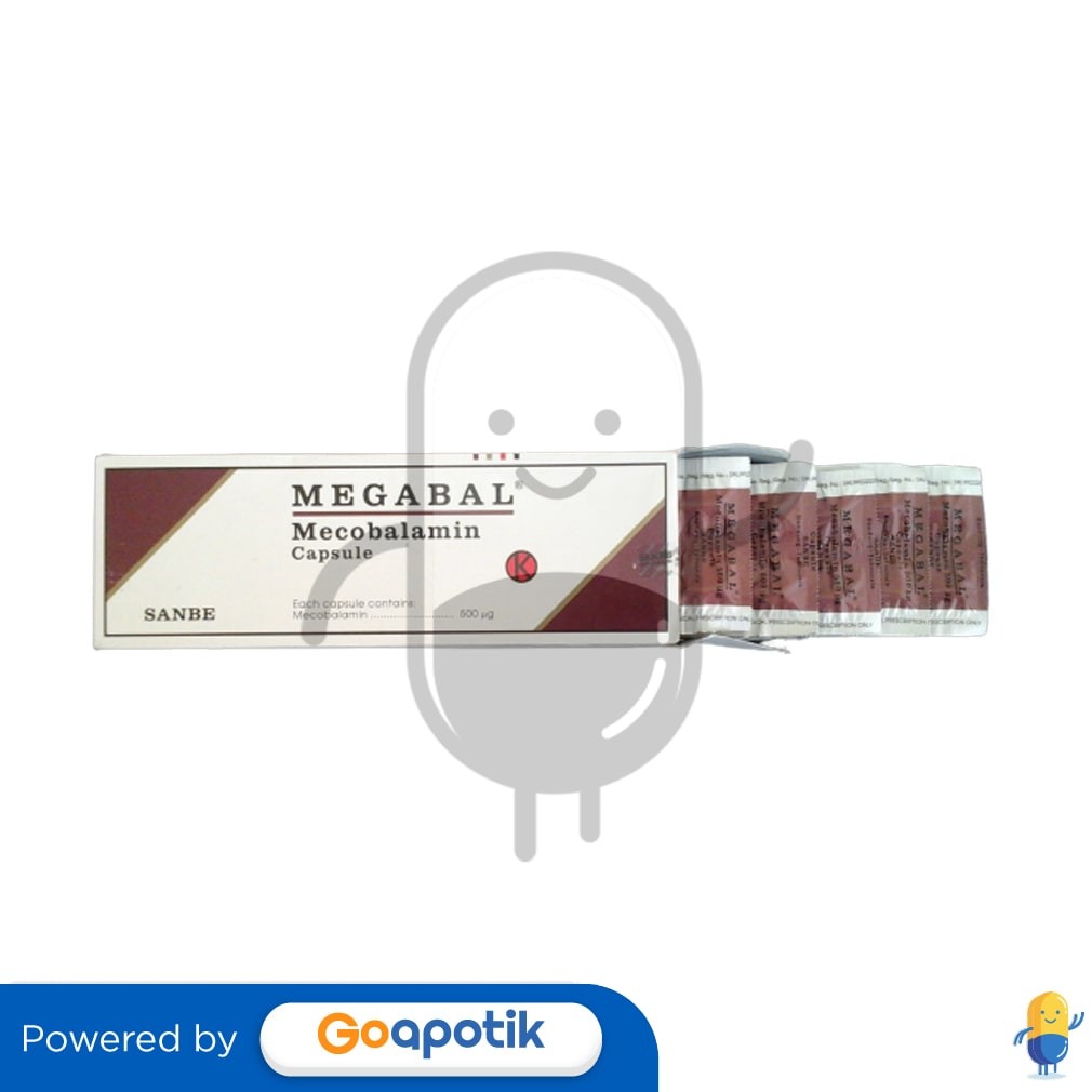 Megabal 500 Mcg Box 100 Kapsul
