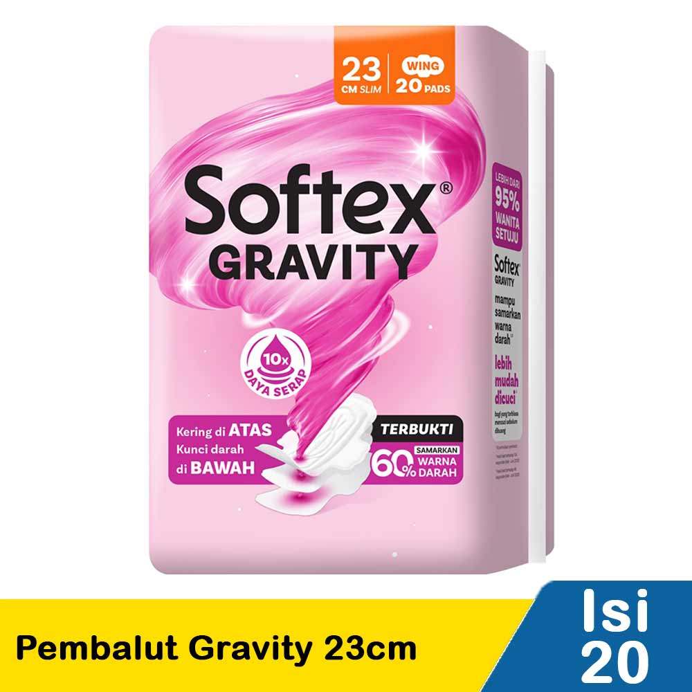 SOFTEX PEMBALUT GRAVITY 20S  23cm