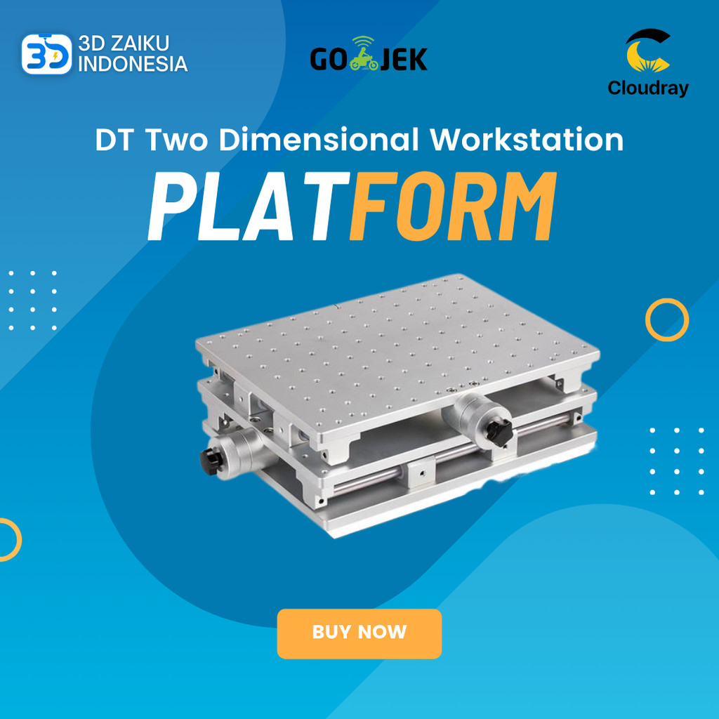 CloudRay Fiber Marking Platform Meja DT Two Dimensional Workstation