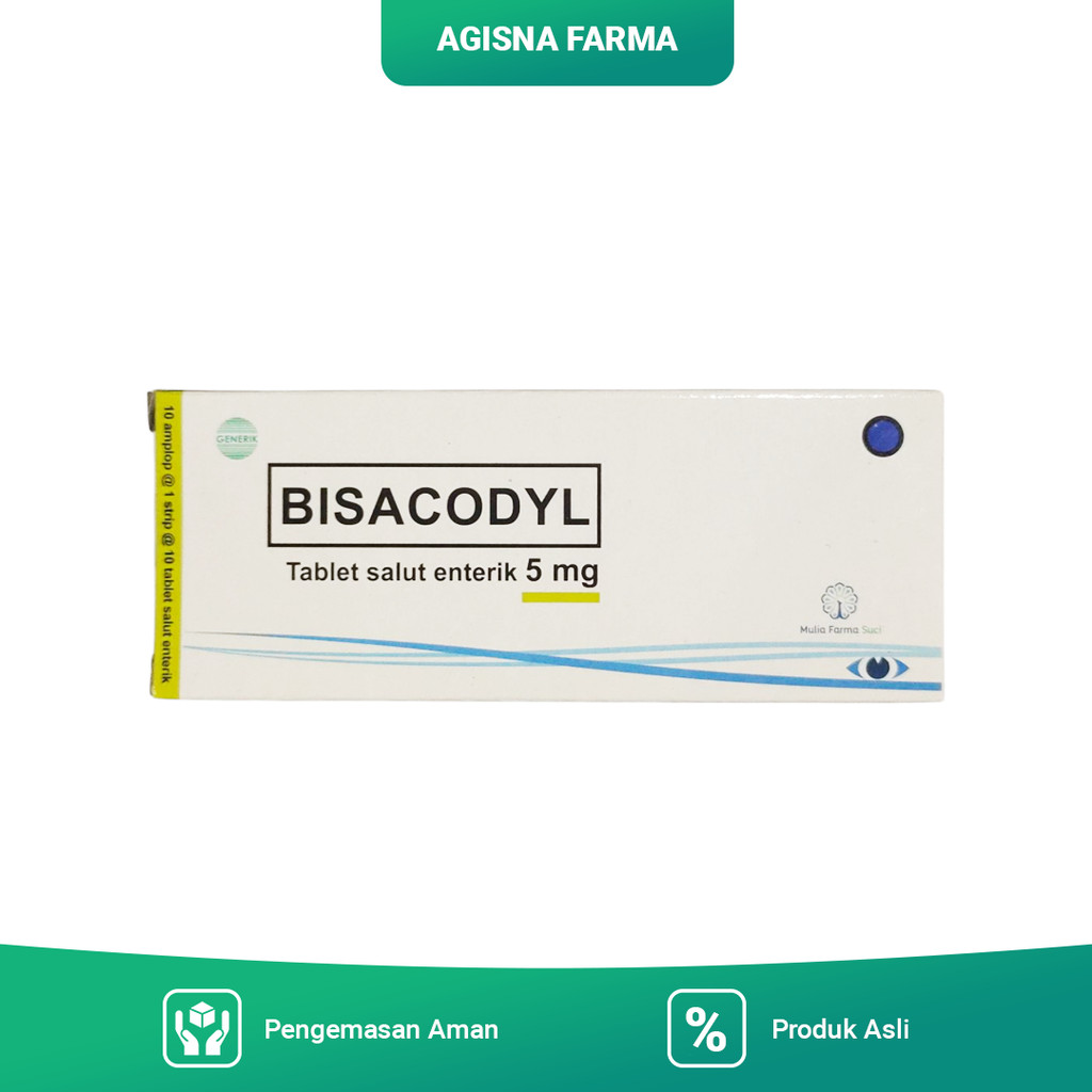 Bisacodyl 5mg perbox PT Mulia