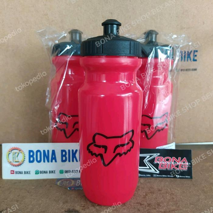 Botol Minum Fox Head Base Red - Bidon Bottle
