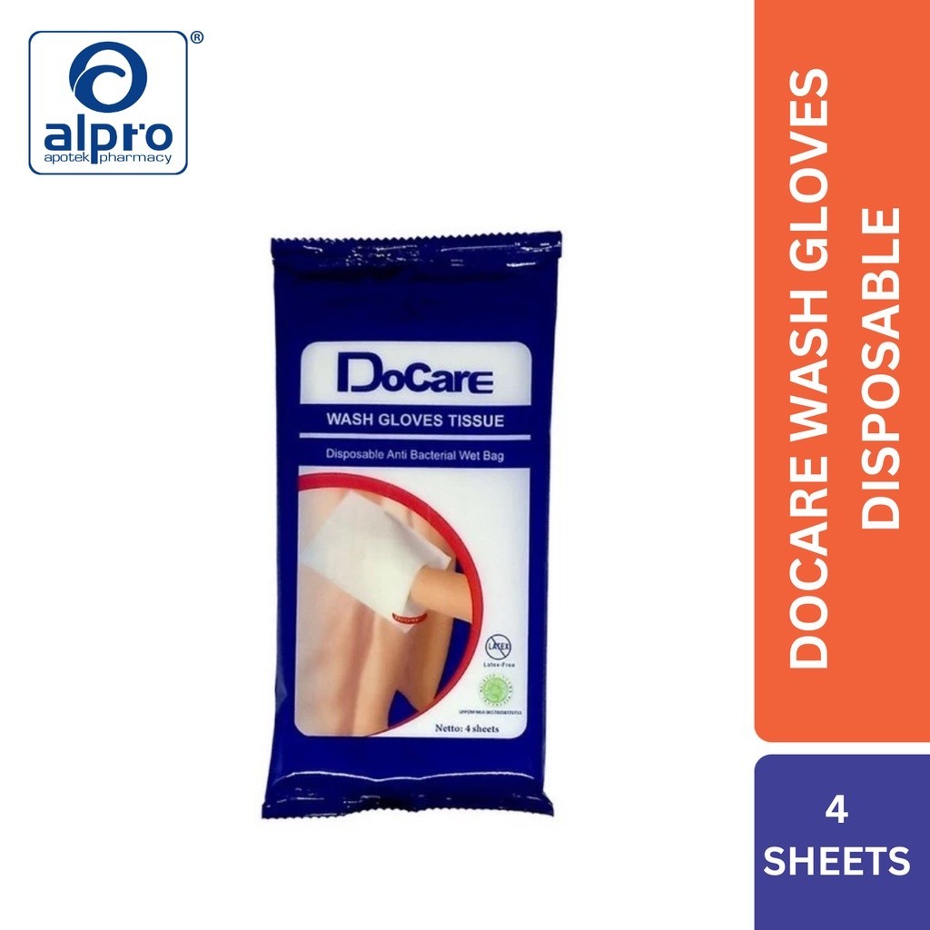 Docare Wash Gloves Disposable 4S