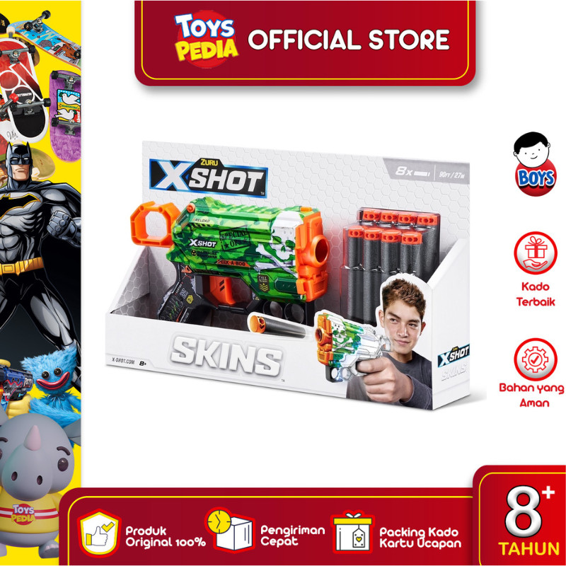 MAGELJAYA Mainan Blaster XSHOT-SKINS-MENACE