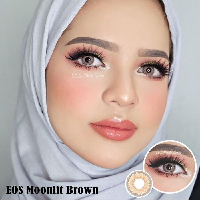 ORIGINAL Softlens EOS MOONLITE BROWN soflens softlenses