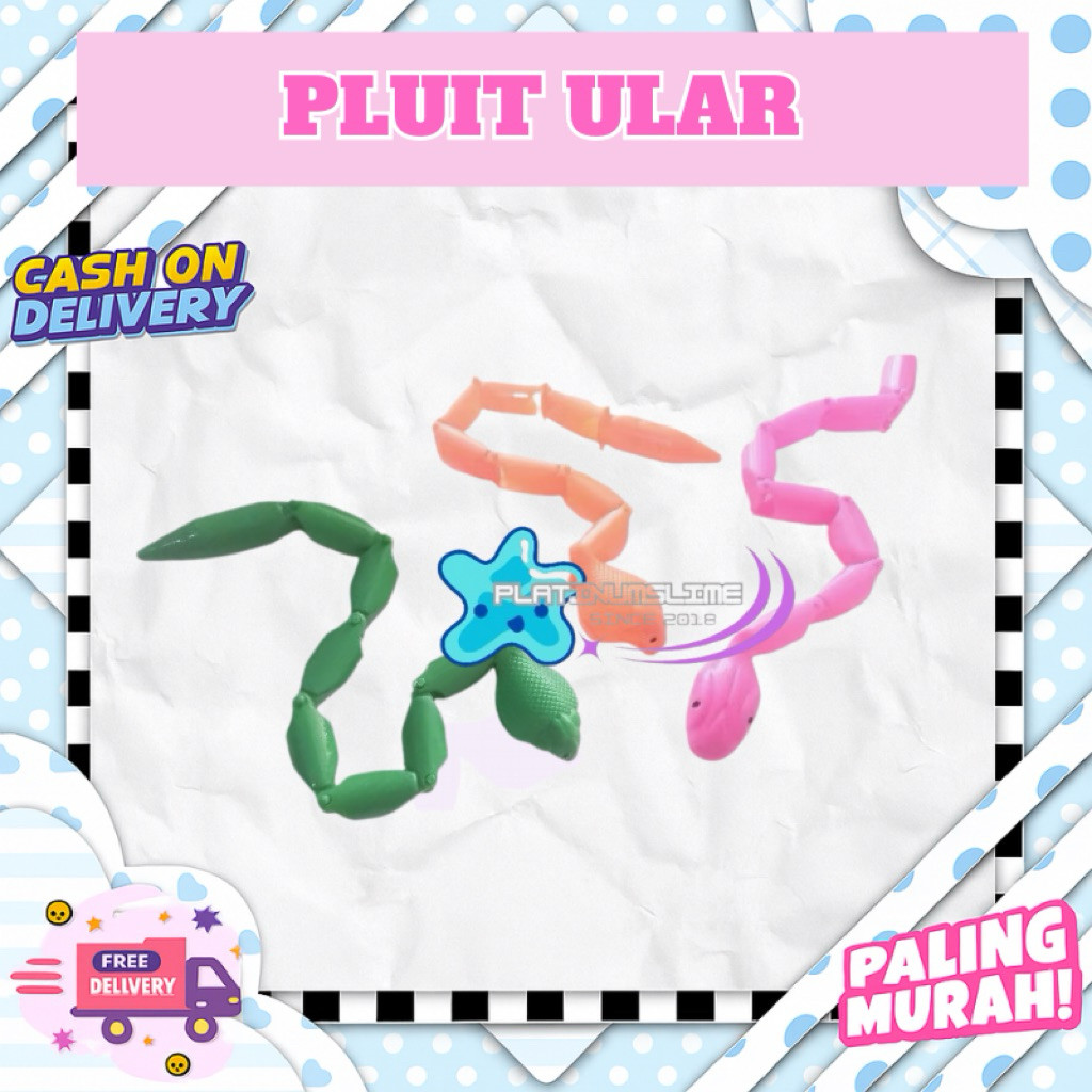 Mainan terapi wicara Tiup Ular