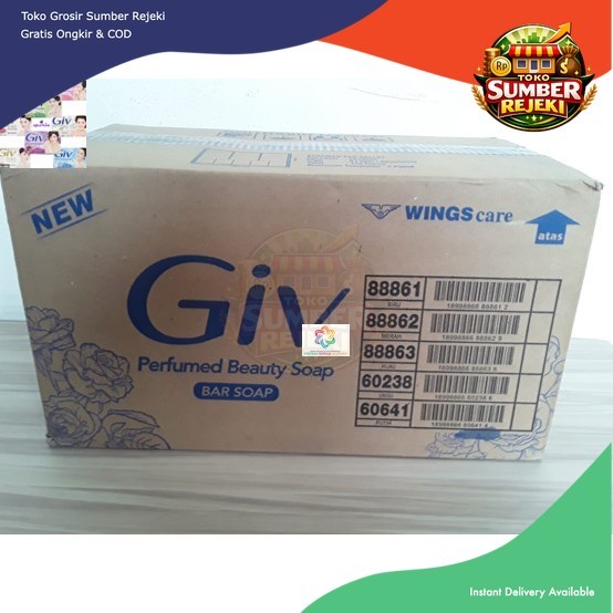 Giv Barsoap 72gr  KARTONAN