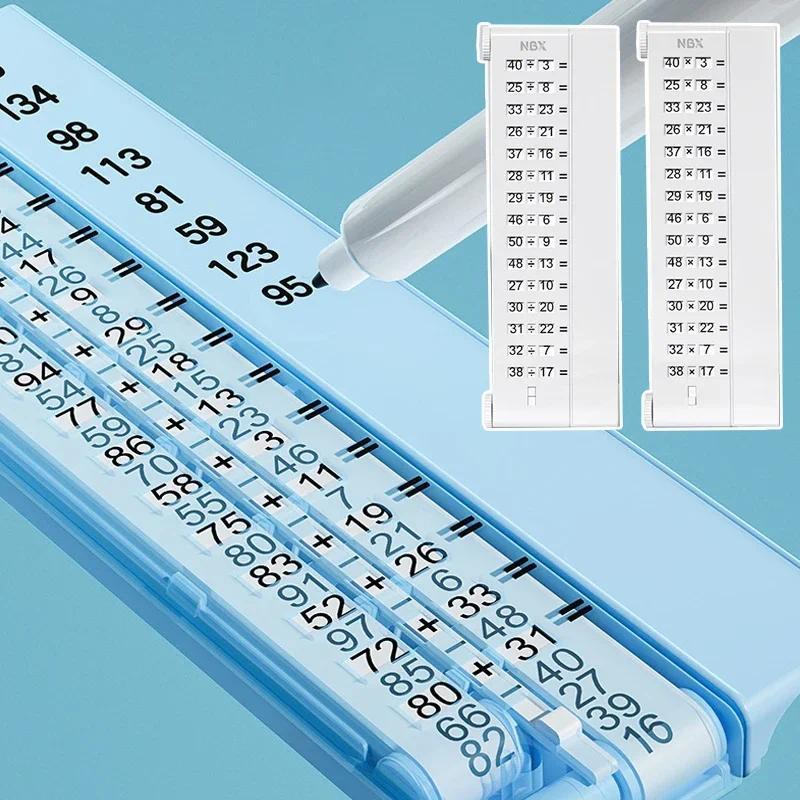 Pocket art Mathematical Arithmetic Roller Board Problem Setting Tool Teaing Adtion Subtraction Multiplication vision