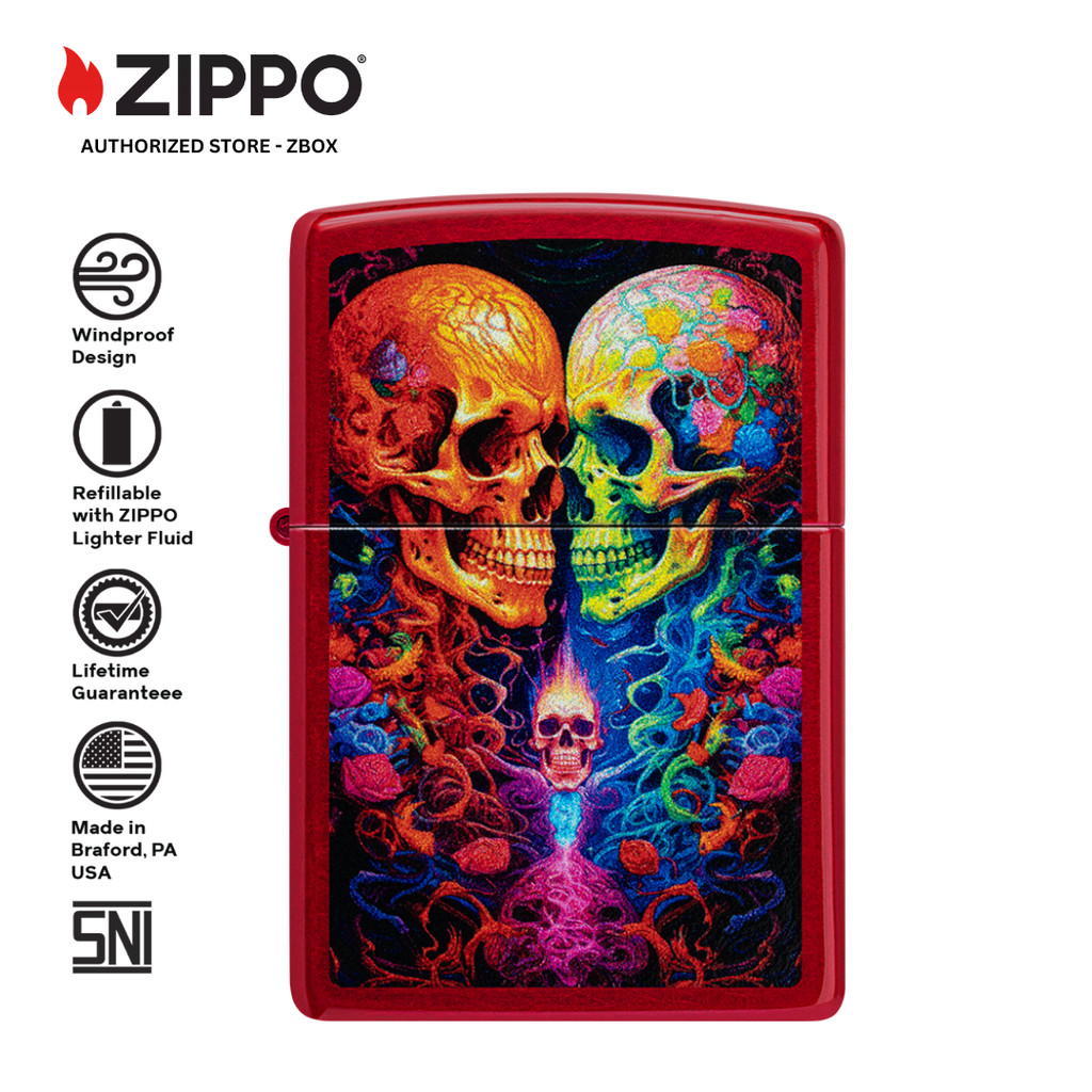 46940 - ZIPPO Candy Skulls Design
