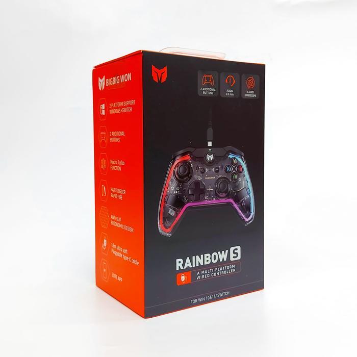 Stick BIGBIG WON Controller Wired RGB for Switch / PC (Rainbow S)