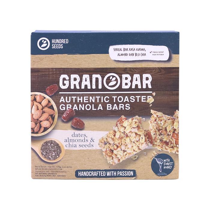Granobar - Dates, Almonds & Chia Seeds Box 5pcs