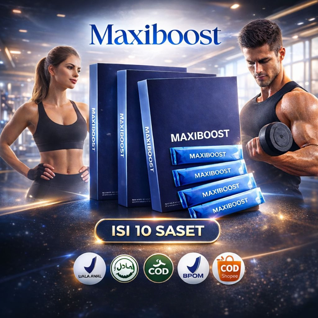 MAXIBOOST MAXIMAX - SUPLEMEN 10 SACHET BPOM