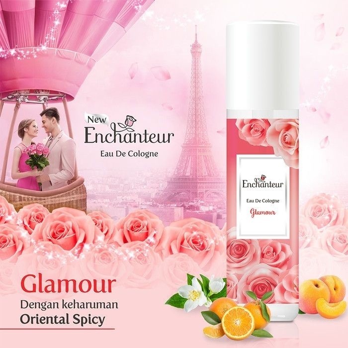 ENCHANTEUR EAU DE COLOGNE GLAMOUR 100ML - EDC