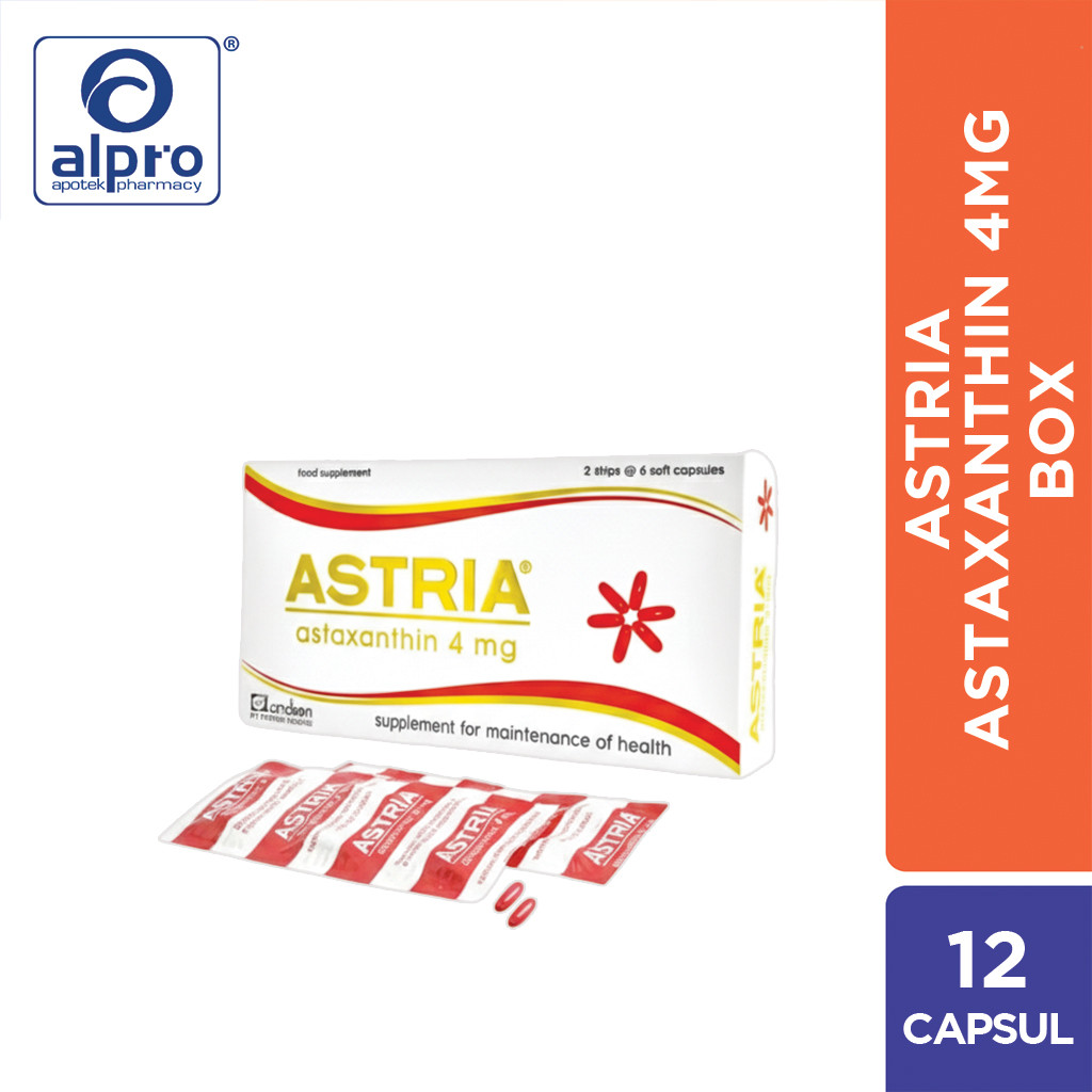 Astria Astaxanthin 4Mg 2X6Tab