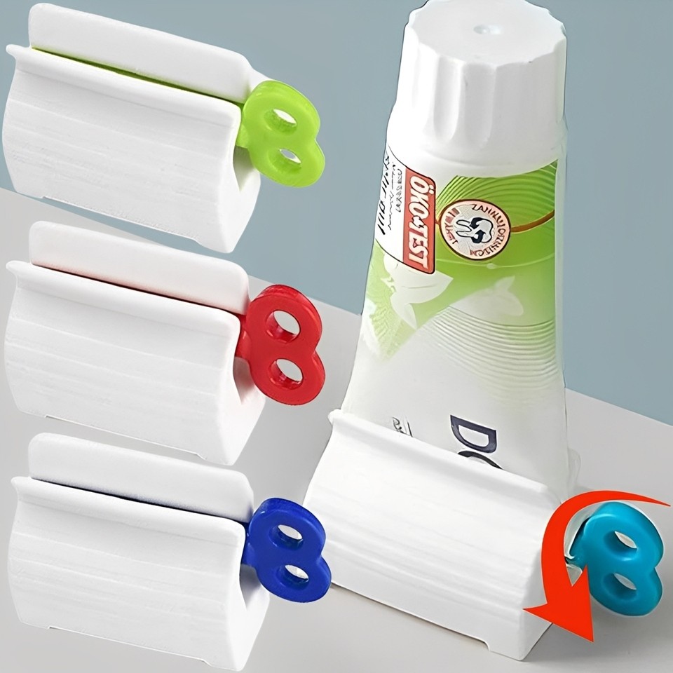 Plastic Toothpaste Squeezer Device Multifunctional Portable Toothpaste Tube Squeezer Manual Press Tools Bathroom Accessories