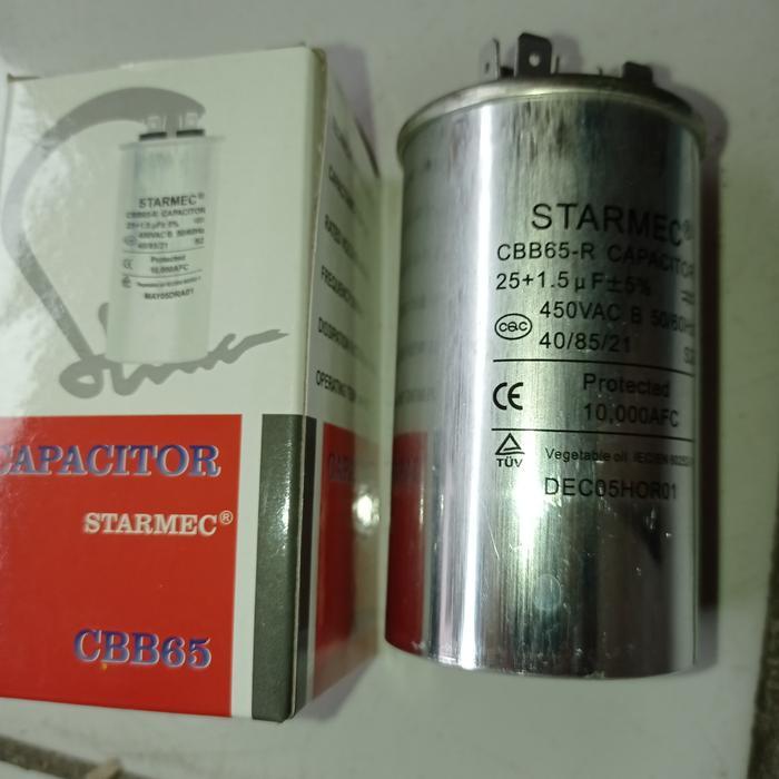 capasitor ac 25 +1,5 UF