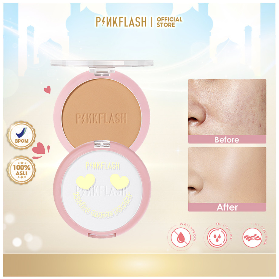 Pinkflash Lasting Matte Pressed Powder
